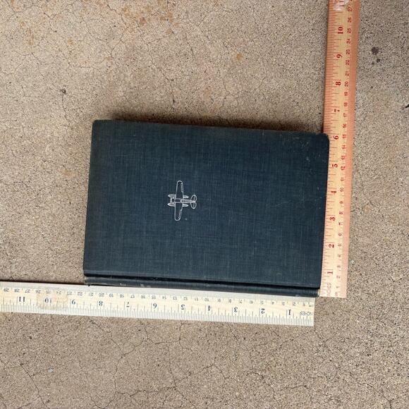1935 North to the Orient Lindbergh Vintage Blue Hardcover Book - Picture 6 of 8